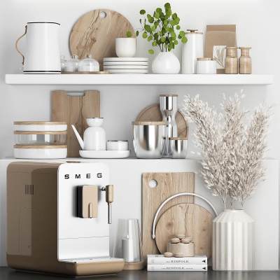 厨房用品组合 咖啡机